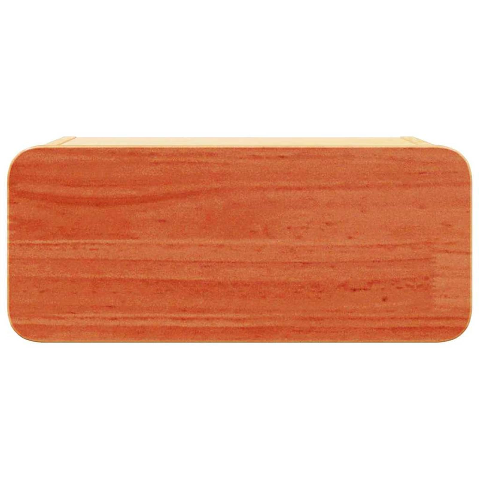 Homgoday Comodino Cera Marrone 39 x 34 x 16.5 cm Legno di Pino massello