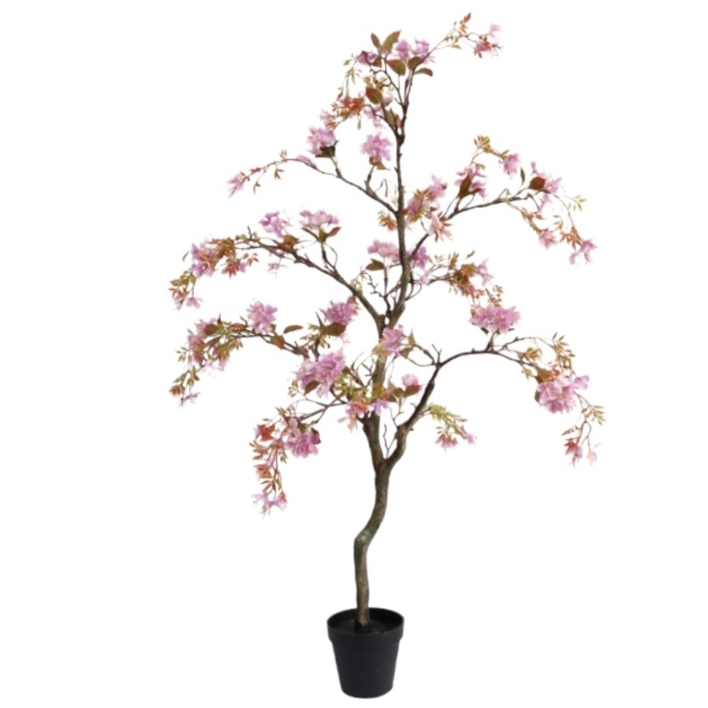 AYCDL Artificial Tree Plants Artificial Begonia Tree Faux Plastic Plant For Indoor Outdoor Home Office Decor Decoration Artificial Tree,A-140cm,A-100cm
