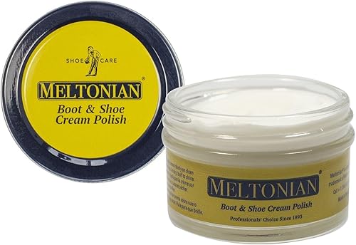 Meltonian Betún en Crema para Zapatos, Betún para Botas, Betún para Zapatos de Cuero a Base de Aceite con Cera de Abejas, Restaura y Protege, Más de