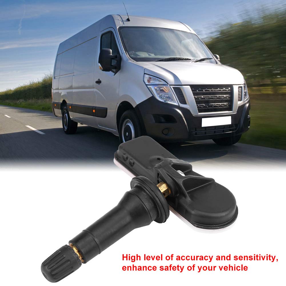 TPMS 4 szt. Czujnik ciśnienia w oponach, 407009322R system monitorowania opon z czujnikiem dla Dokker Duster Lodgy Logan Sandero Sd MB Citan W415 Nv400 Movano Vivaro Clio Kangoo Twingo