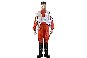 Star Wars Pilot Costume: X-Wing Resistance Adult Jumpsuit and Vest