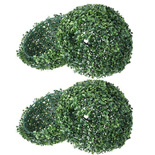 VALICLUD 2pcs Simulated Milano Ball House Plants Faux Plant Balls Large Plant Pots Outdoor Hanging Plant Ball Foliage Decorative Balls Artifical Moss Office Aquarium Plastic Flower Balloon