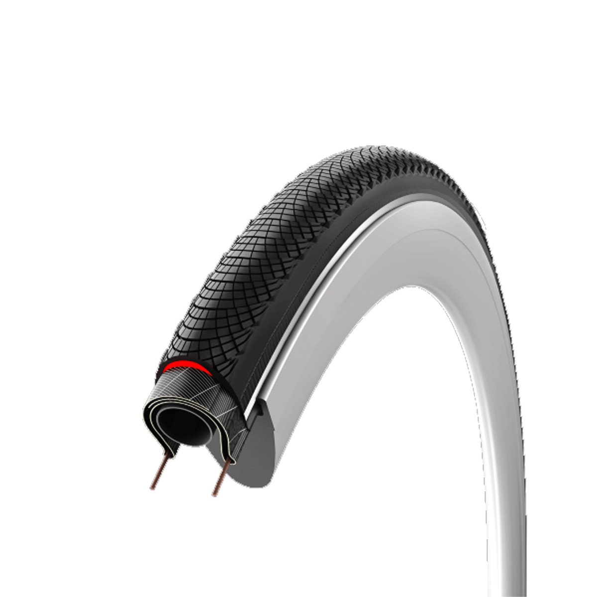 Vittoria Revolution Tech Fahrradreifen – Starr, 26 X 2.0, Schwarz-reflektierend