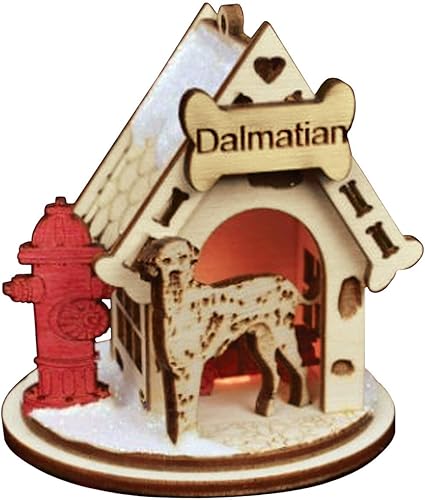 Miniatura 10 de Golden Retriever - Adorno de madera para árbol de Navidad