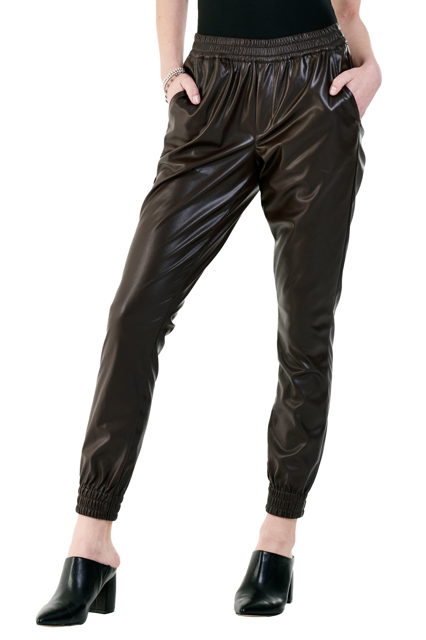 DEAR JOHN Womens Cropped Jogger Pants