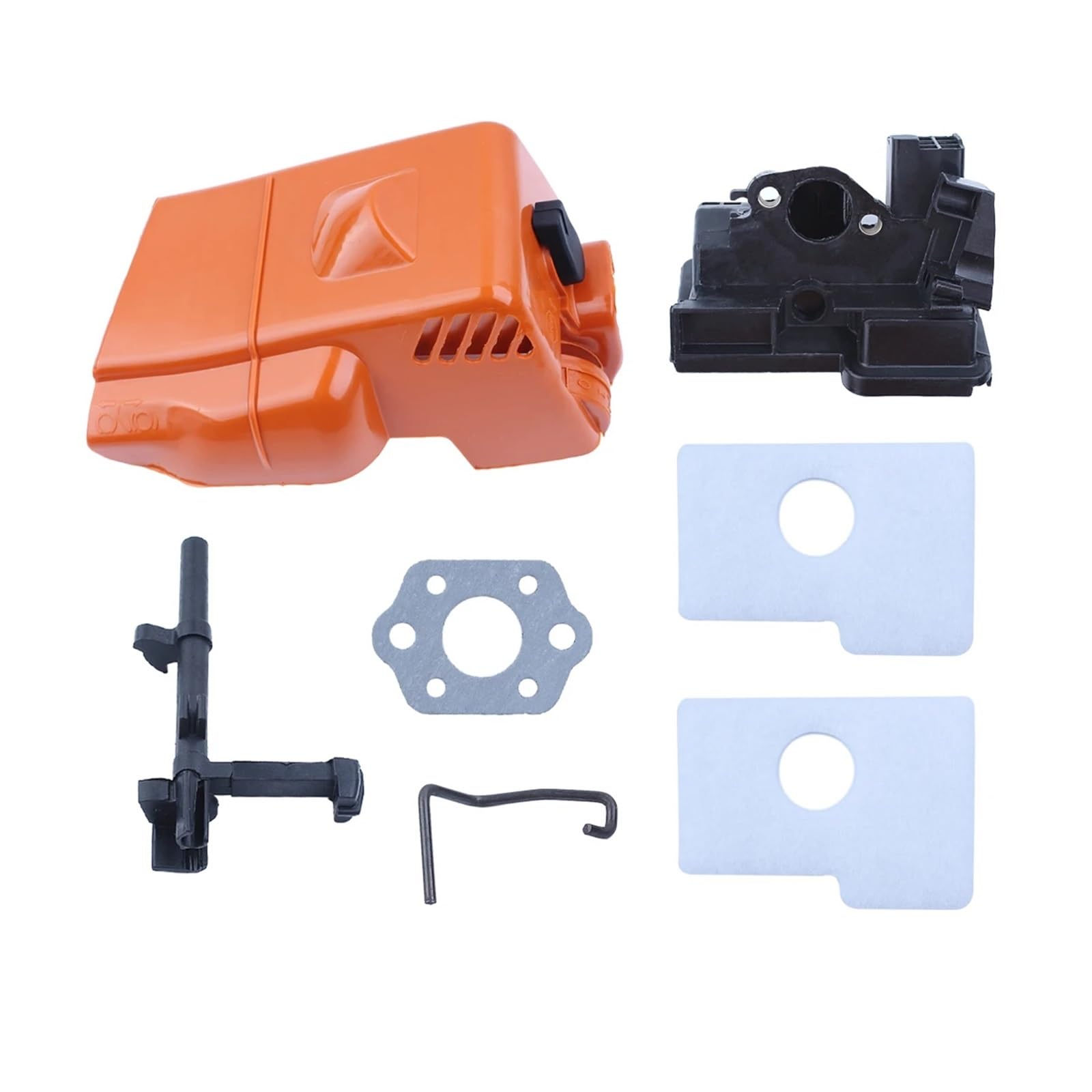 Kit de Adaptador de carburador y Filtro de Aire for la Tapa del Cilindro del Motor Superior de la Motosierra MS180, MS170, MS 180, 170, 018 y 017. Repuestos for Motosierra de Gasolina.