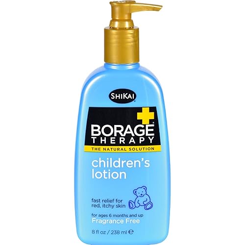 Shikai Borage Dry Skin Therapy Loción Natural Fórmula para Niños - 8 Oz