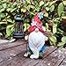 Yardancer Solar Gnome Garden Statues Outdoor Décor with Lantern- Gnome Figurines Solar LED Light Lawn Ornaments - Yard Decorations for Patio, Balcony, Backyard -Unique House Warming Gifts for Mom