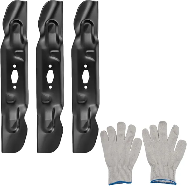 Vntebozd High Lift Lawn Mower Blades Compatible withZT1-54 ZT2-54 XT1-GT54 XT2-ST54 54” Replaces 490-110-C194, 742-05086