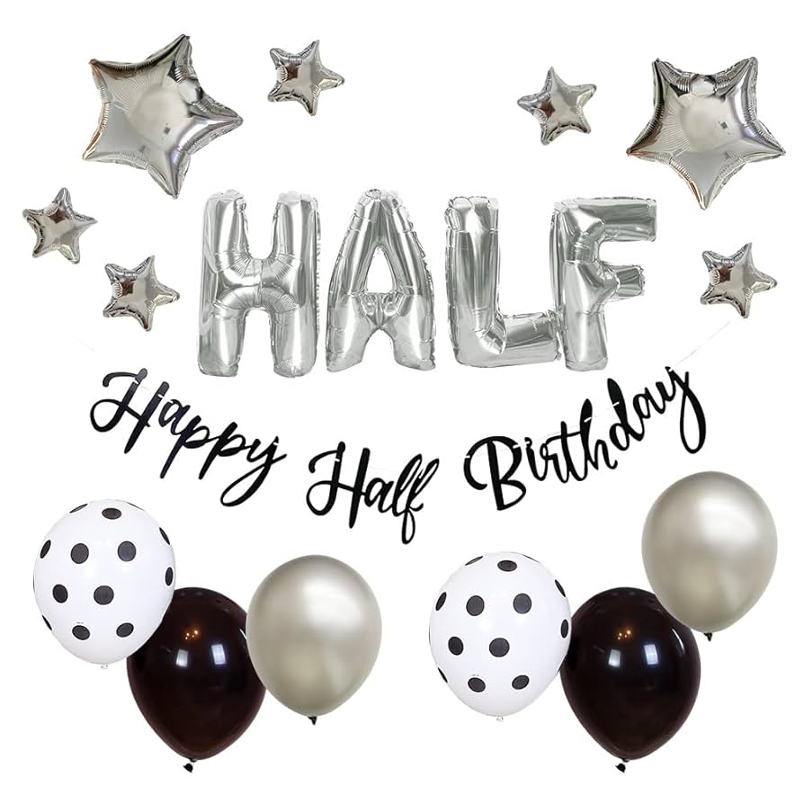 ぜろちょこ様✶⋆確認専用ページ ハーフバースデーガーランド Amazon | regalo ハーフバースデー バルーン 飾り付け セット