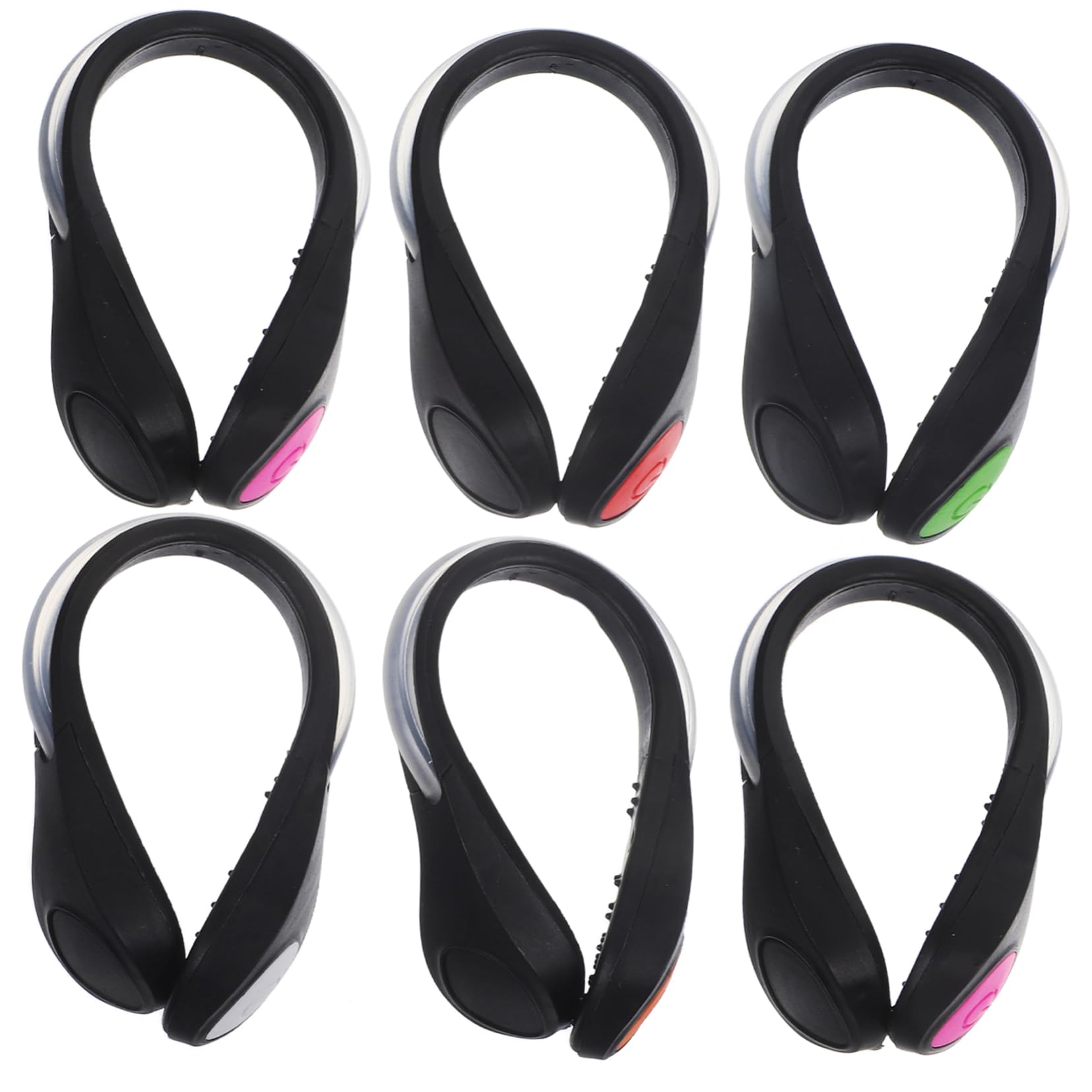 Toyvian Zapato Luminoso Clip De Luz Luces De Clip De Zapatos para Correr Led Recargable Condujo Clips Luces De Corredor para Seguridad Nocturna El Plastico Color Aleatorio