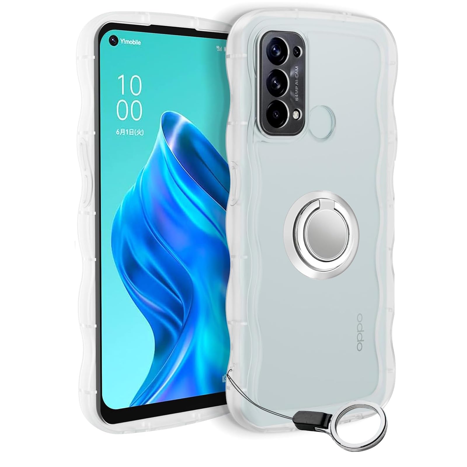 Amazon.co.jp: Luoiwei OPPO Reno5 A 用 ケース かわいい クリア