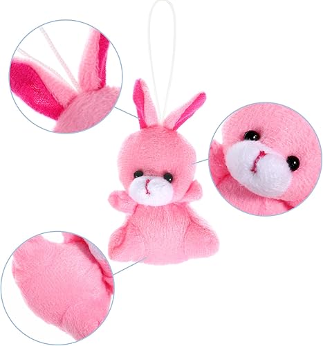 Miniatura 5 de Regalos para el día de San Valentín para niños, 20 paquetes de tarjetas de San Valentín con llavero de animales de peluche, juguetes para niños,