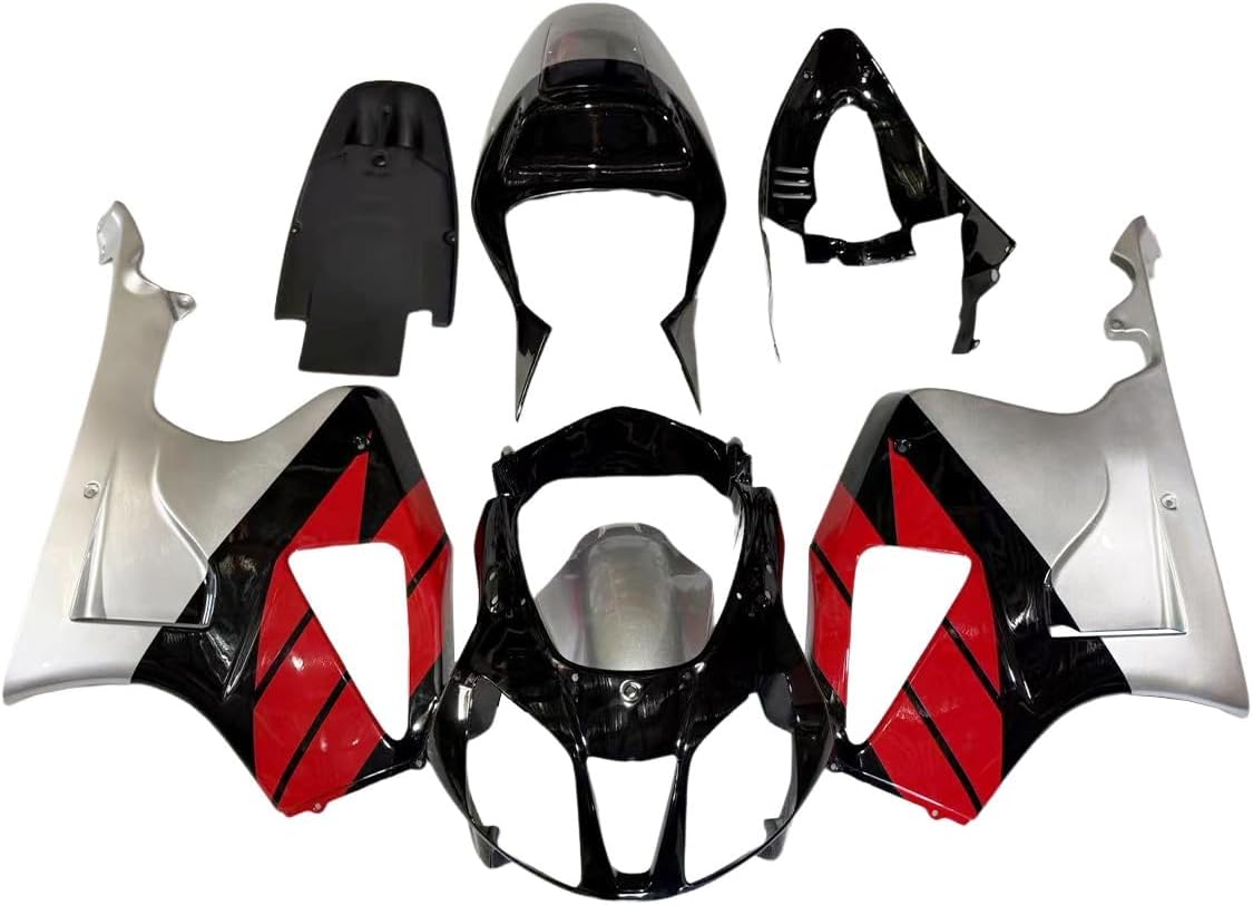 Motorcycle Injection Fairing Kit Fit for 2000-2006 Honda VTR1000 RC51 2000 2001 2002 2003 2004 2005 2006 RVT1000R ABS Plastic Bodywork Body Frame Cowling Set - Silver