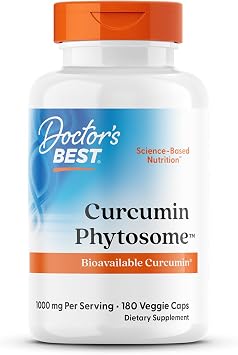 Doctors BEST Curcumin Phytosome Supplement, for Men & Women, 180 Veg Caps