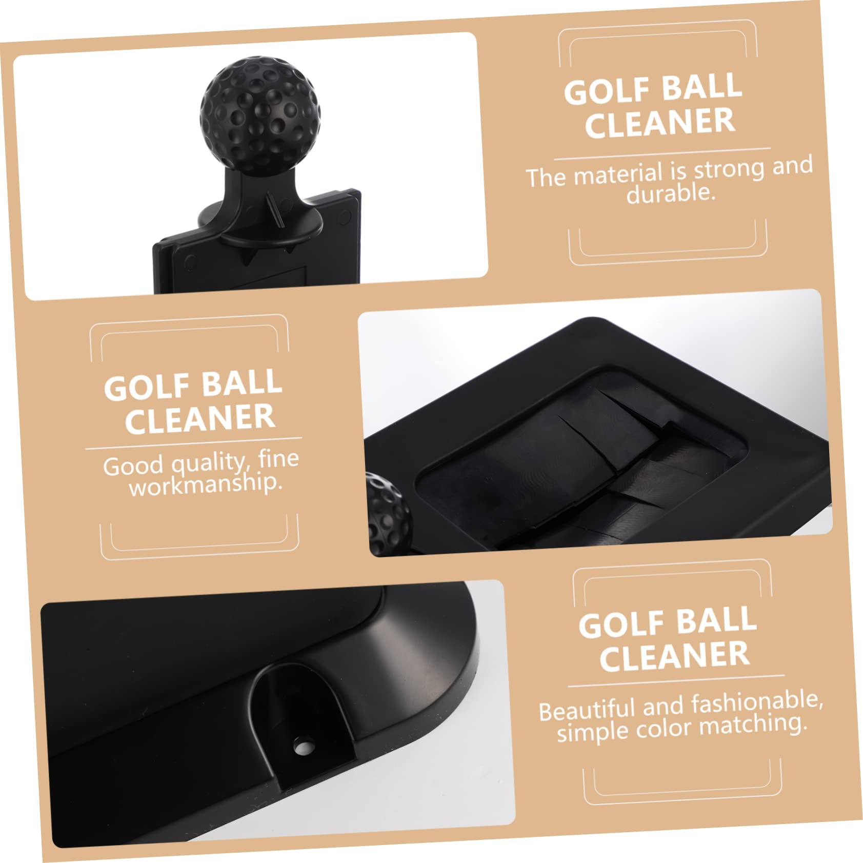 UPKOCH Arandela De Varilla Limpiador De Palos De Golf para Limpiar Balones De Herramienta Manual De Limpieza De Palos De Golf