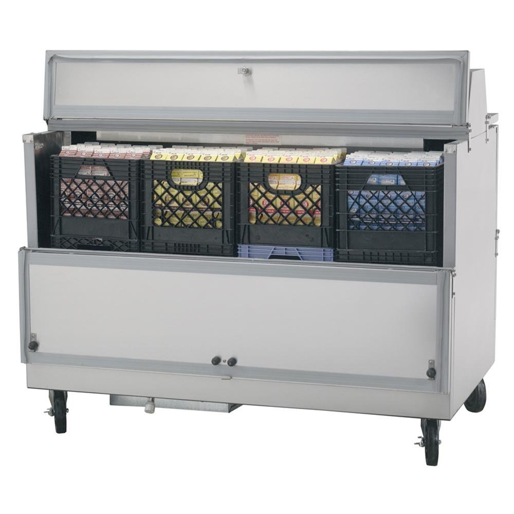 Beverage-Air 58" Stainless Steel School Milk Cooler by Beverage Air – 24.5 cubic_feet, Stainless-Steel, Model STF58-1-S