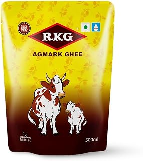 RKG Agmark Desi Ghee 500 ml (450g) Pouch Price In India