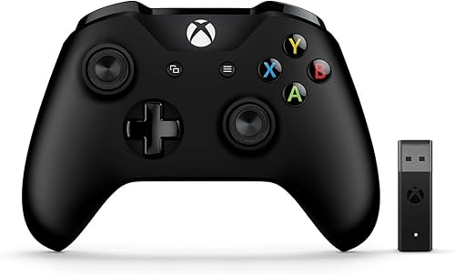 Microsoft Xbox - Controlador inalámbrico + adaptador inalámbrico para Windows 10