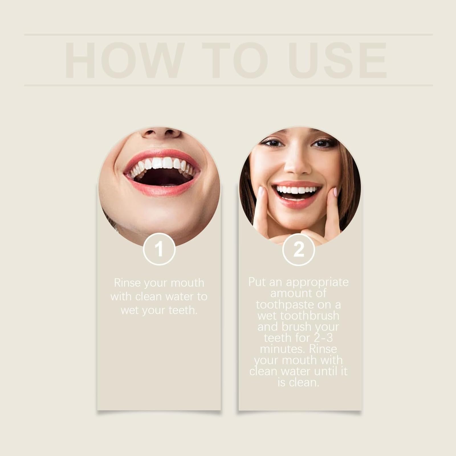 Kreain Nature Dentifricio sbiancante dei denti, cura orale naturale, denti sensibili, tonificante, respirazione fresca, rimozione delle macchie e denti sani (6 pezzi)