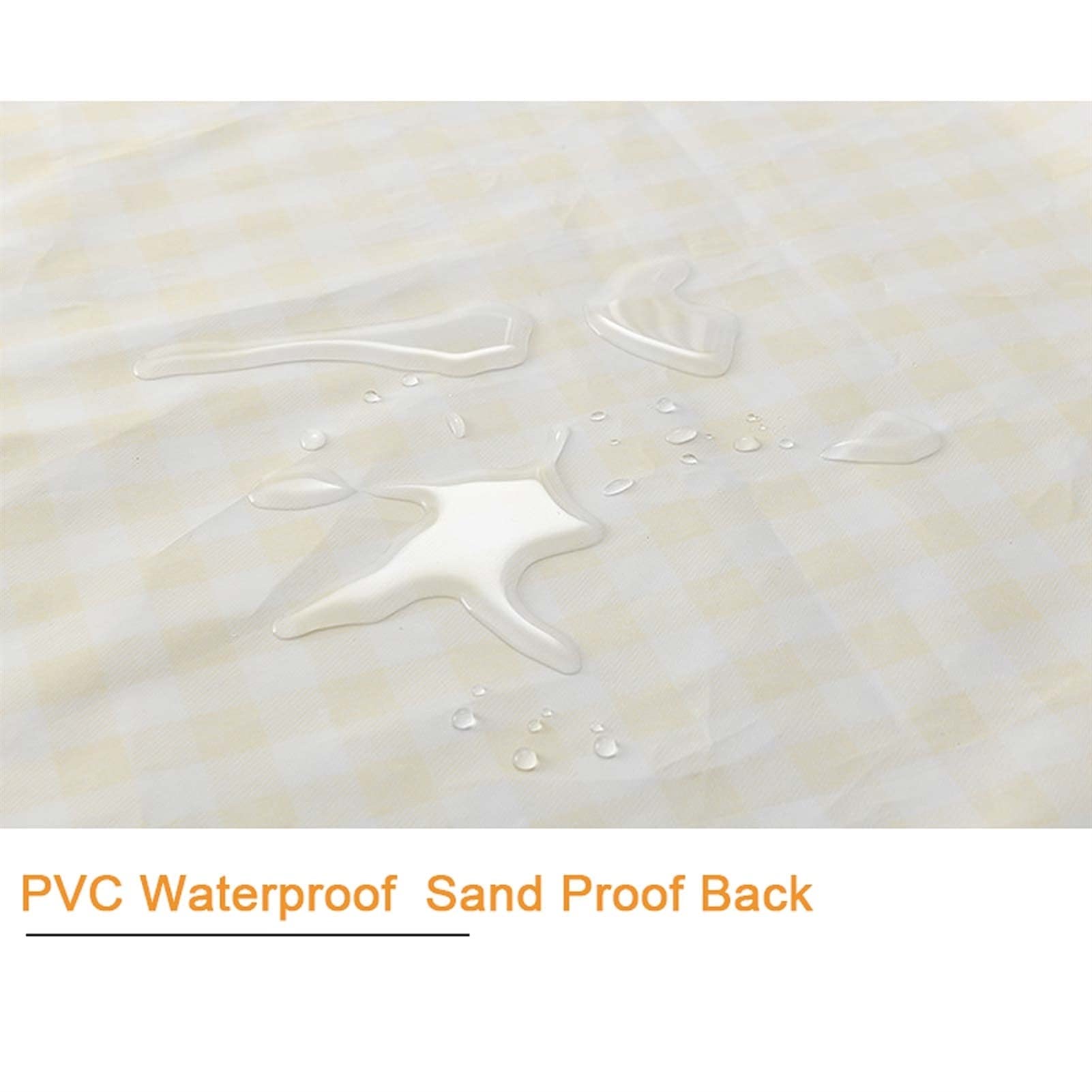Couverture Tapis de Pique Nique, 200 x 200 cm Imperméable Pliable Nappe Picnic avec Poignée, Natte de Plage pour Camping Jardin Extérieur (Color : Green Grid)