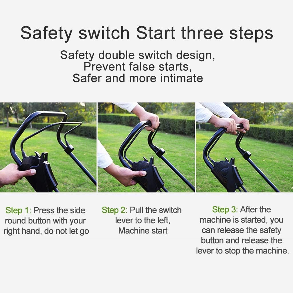 review WHJ@ Weeding Artifact Hand Push Automatic Mower Electric Small Household Multi-Function Lawn Mower Lawn Trimmer
