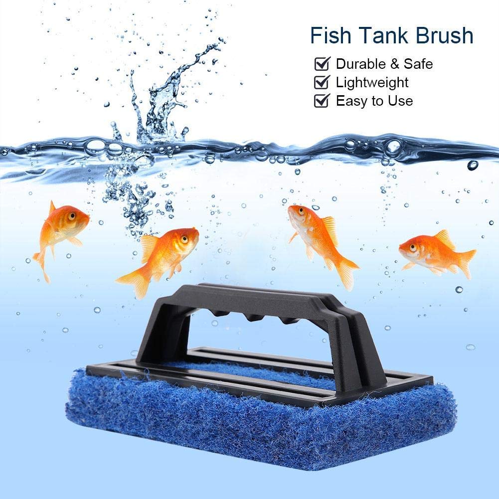 Pulitore per acquario Acquario Serbatoio per pesci Pulitore per alghe Raschietto per vetri Pulitore per attrezzi per acquario per acquario