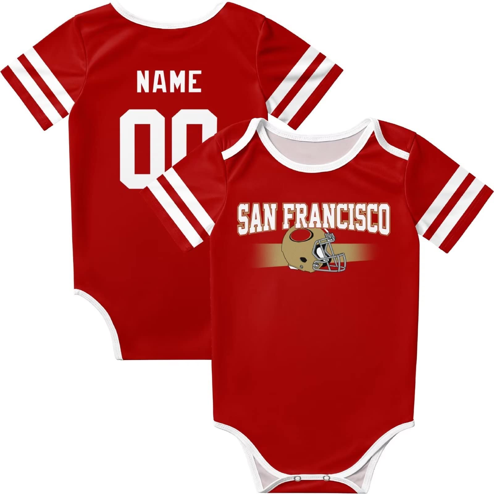 ANTKING Baby Clothes Custom Baby Name and Number for Boy Girl Personalized Gift