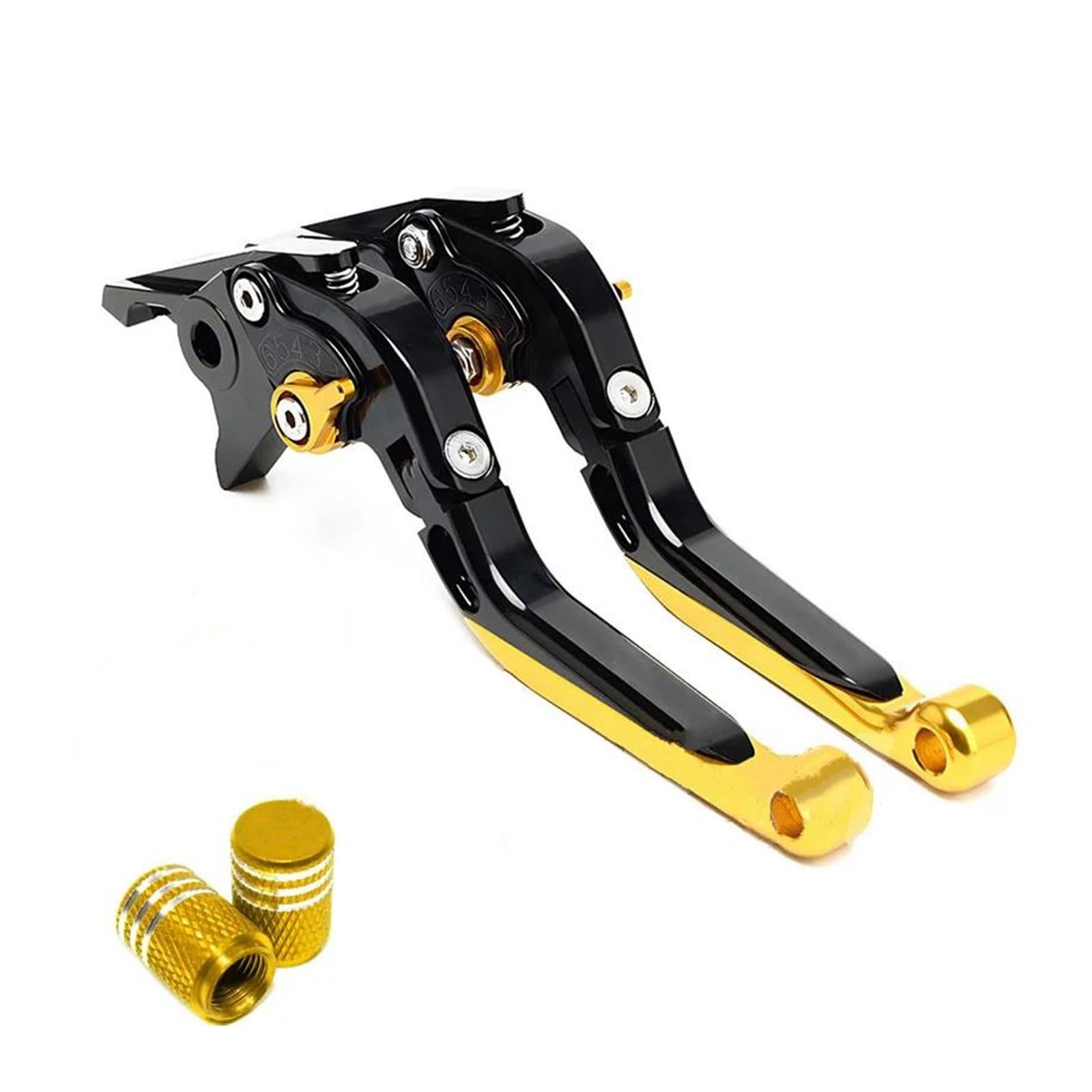 Heyhellnin Z For Yamaha For Yzf-R3 2015-2024 Motorcycle Brake Lever Clutch Set Adjustable Folding Handle Guard Levers Yzfr3 R3 Motorbike Brake Levers(Z)