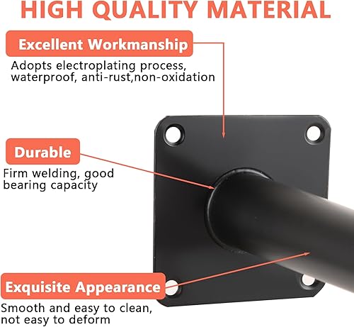 Miniatura 3 de WOPPLXY 4 patas para muebles de 12 pulgadas, patas rectas de metal cónico, patas de repuesto de muebles de estilo de mediados de siglo negro dorado