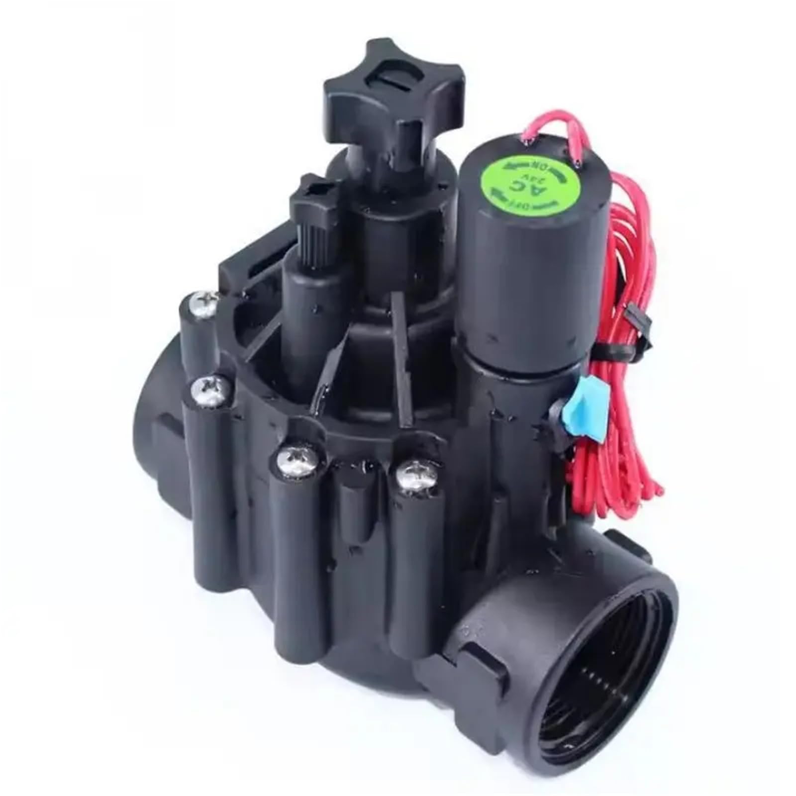 Elettrovalvola for irrigazione a 2 vie da 3/4 pollici 220 V 12 V 24 V CC con regolazione del flusso, 1 pezzo(DC 24V)