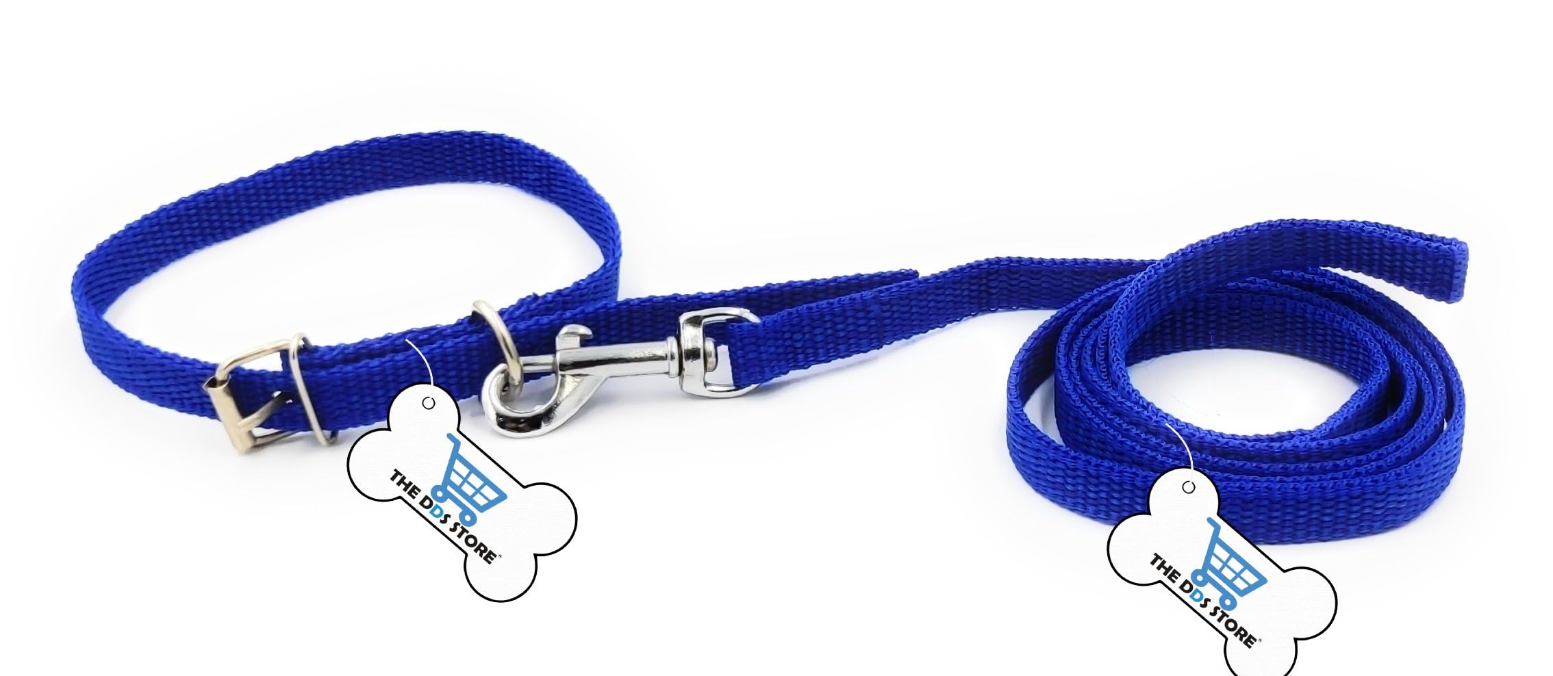 The DDS Store®Pet Dog Belt Combo of Blue Dog Collar & Leash Specially for Small Breeds Dog Collar & Leash (Neck Girth = 31-40 cm, Width = 0.5 inch). (Small, Blue) (B0CG9PT9RG) Amazon Price History, Amazon Price Tracker