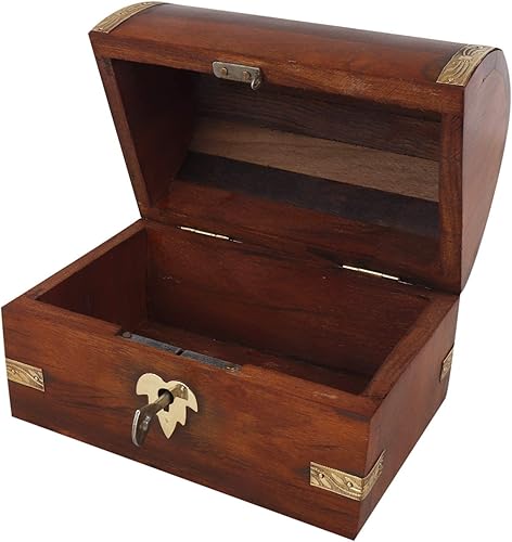 Miniatura 3 de Caja de dinero de madera hecha a mano para niños, adultos, niños, niñas con cerradura, alcancía de madera de gran tamaño, caja de ahorro, caja de