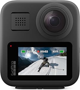GoPro MAX: Traditional Waterproof Action Camera 360+ with Touch Screen Spherical HD Video 5.6K30 16.6MP Photos 360 1080p L…