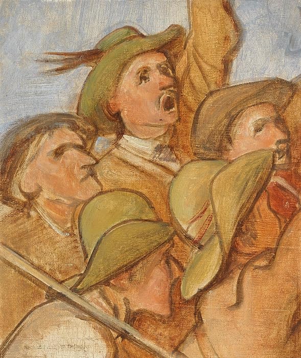 Lienzo decorativo de 60x90cm para renovar paredes vacías con pintura clásica de Defregger