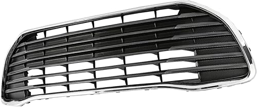 Miniatura 3 de YLT AUTO Cubierta delantera parachoques inferior rejilla reemplazo cubierta cubierta rejilla frontal entrada de aire con borde cromado para Toyota