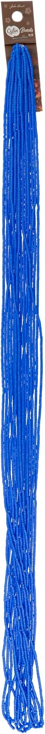 John Bead 23g Cylin Beads Opaque Cornflower Blue 11/0 Glass Cylindrical Seed Beads for Jewelry Bracelets Necklaces Earrings Making Embroidery