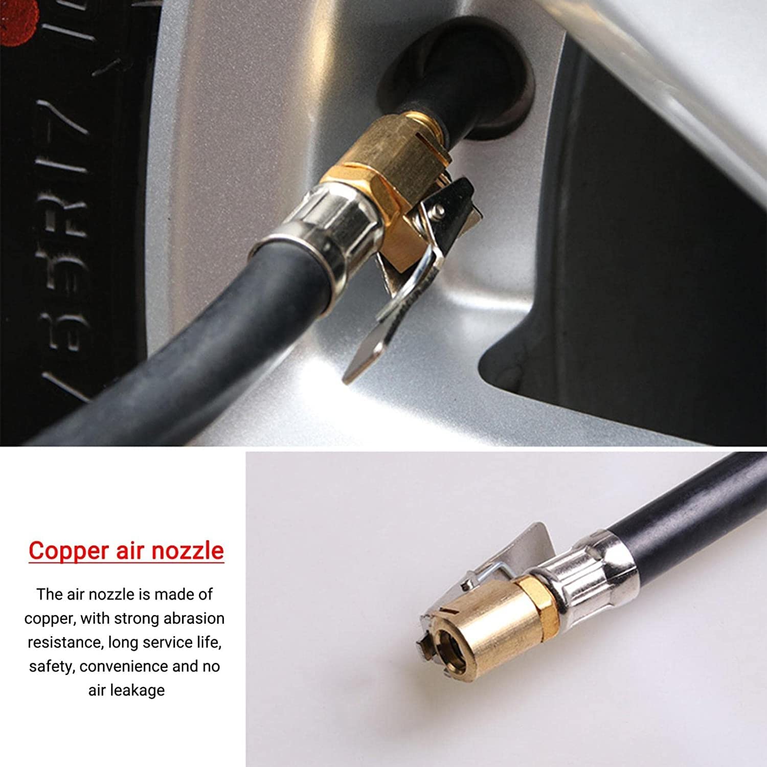 Manometr w oponach - (3-200 PSI) Wytrzymały manometr w oponach z dużym, łatwym do odczytania pokrętłem o średnicy 2,7 cala, manometrem niskiego i wysokiego ciśnienia, miernikiem opon do samochodów o