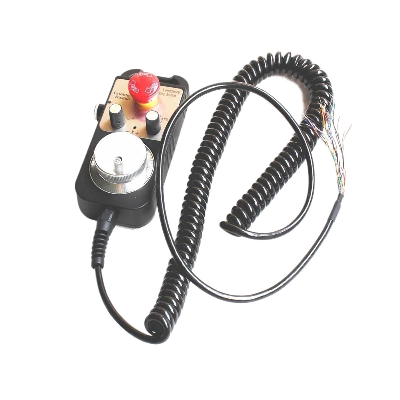 JWSEO Universal4 Axis Pendant Handwheel & Emergency Stop