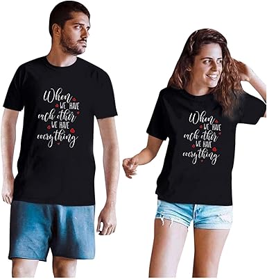 Matching Couple Shirts Sayings Graphic 