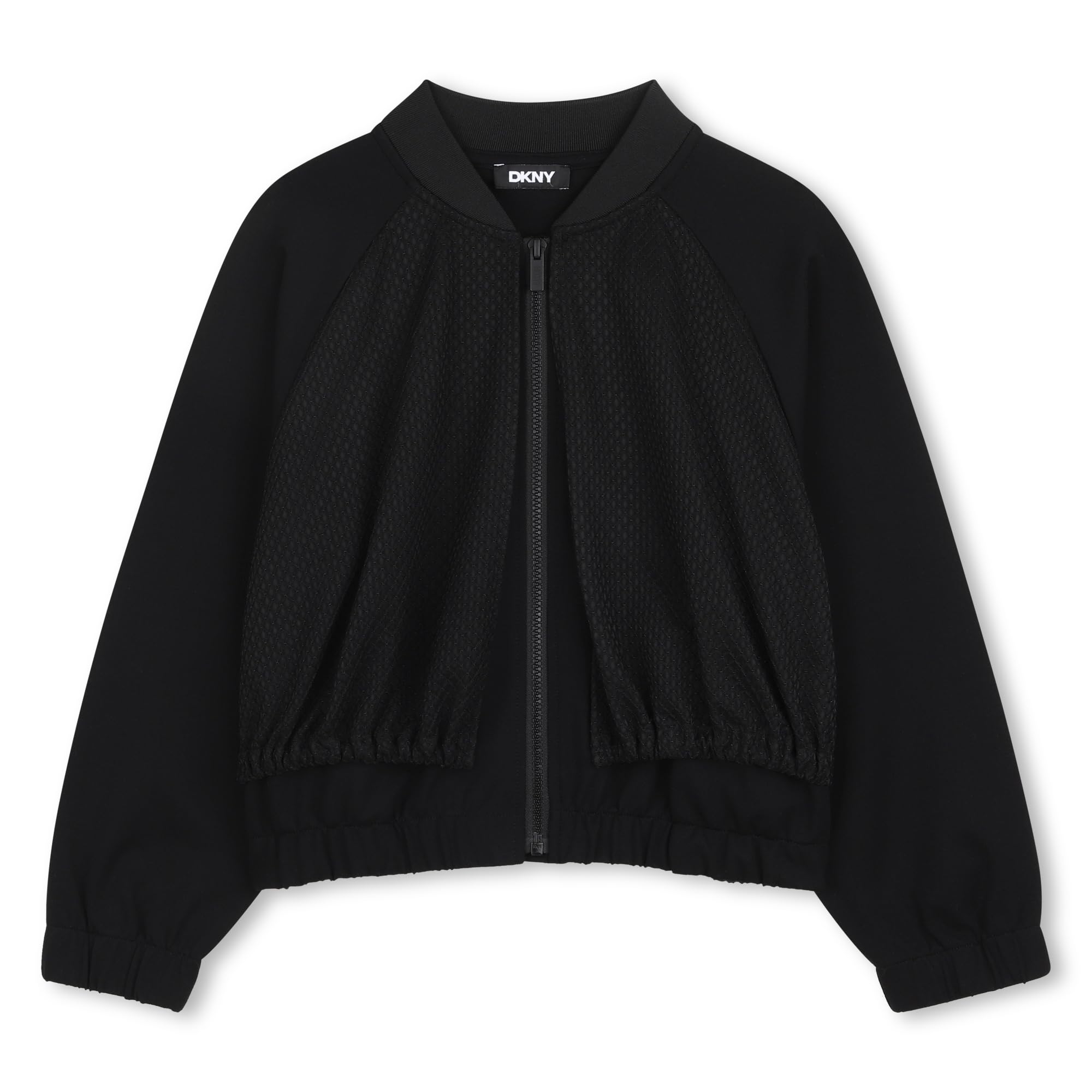 DKNY Cardigan Maglione Bambina, Nero, 14 Anni