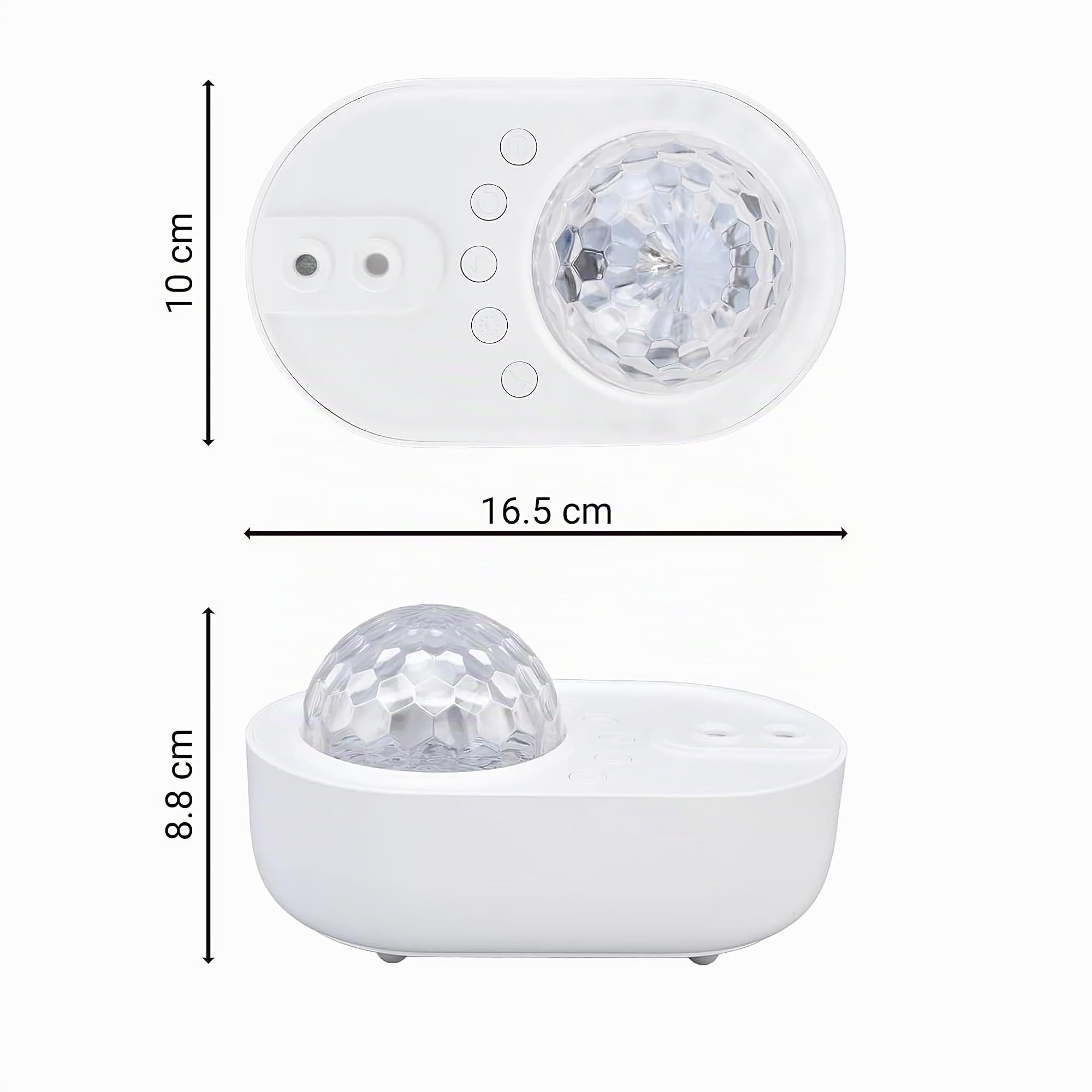 Retoo Projecteur ciel étoilé - Veilleuse - Lumière polaire - Avec haut-parleur Bluetooth - Lumière étoilée - Projecteur avec télécommande - Galaxy Planétarium - Lampe pour décoration de chambre
