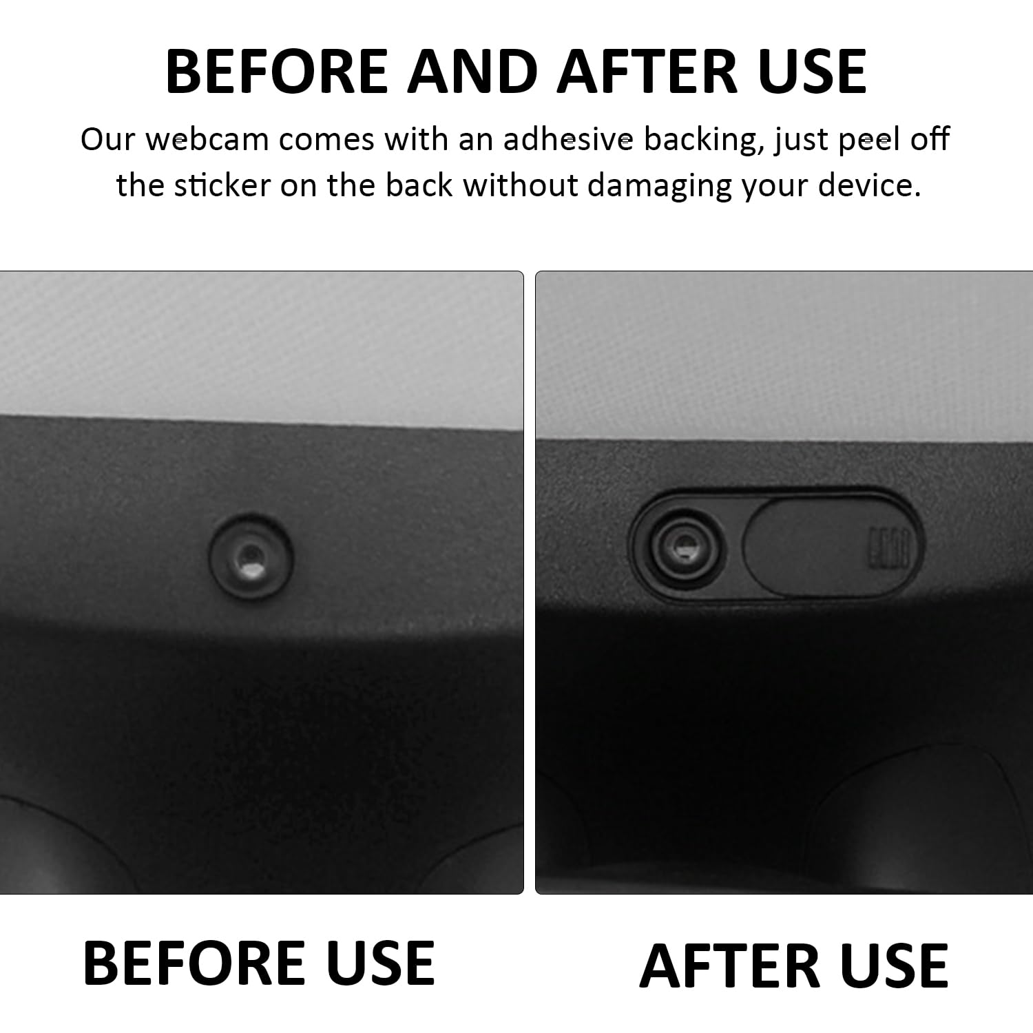 3 custodie per webcam, copriobiettivo, maschera protettiva per la fotocamera del cellulare, copertura scorrevole per fotocamera, copertura per computer portatile, adatto per auto, telefoni