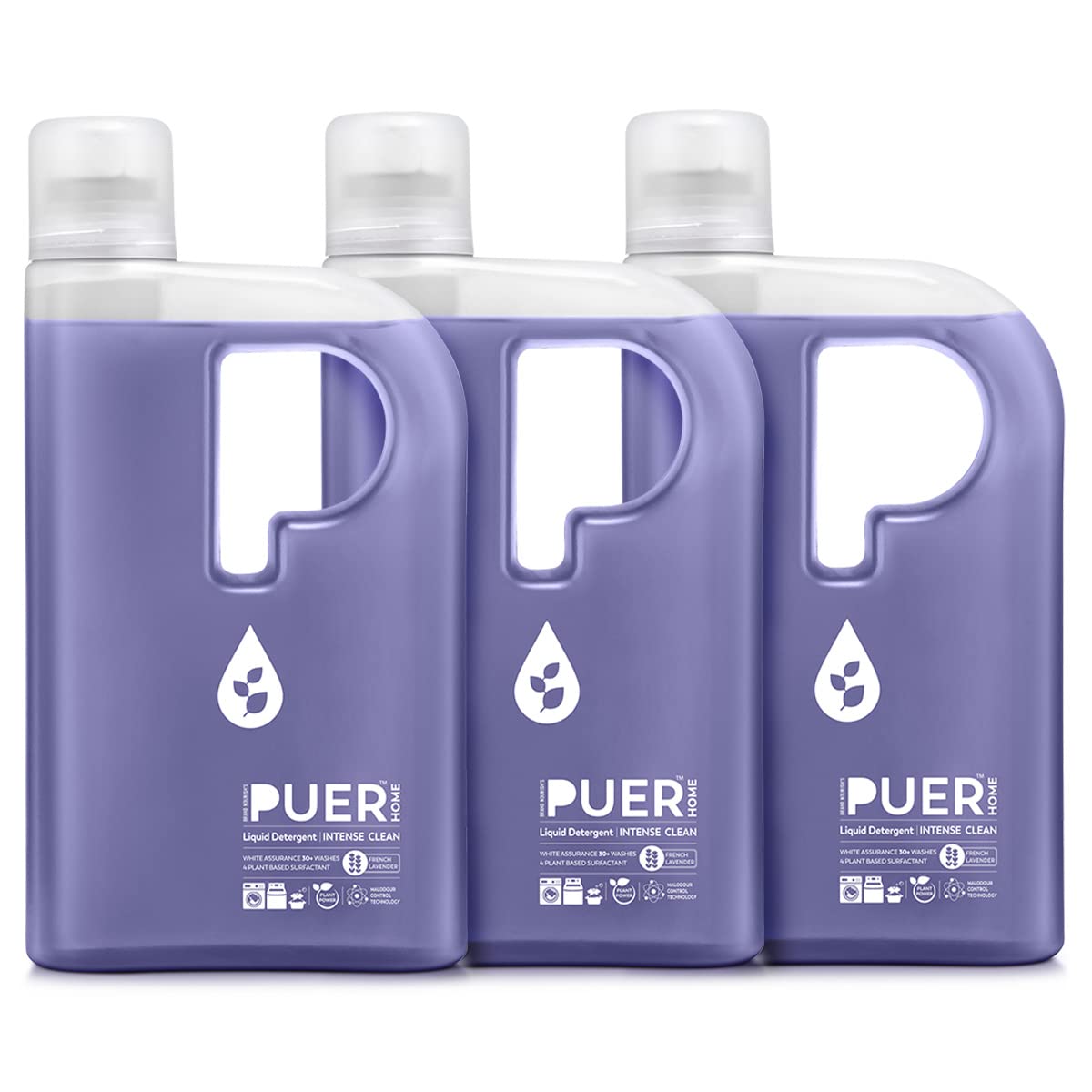 PUER Natural Liquid Detergent, Intense Clean, 1000ml (Pack of 3)| French Lavender | LABSA & BLEACH FREE| Eco-friendly & Non-Toxic| Tough On Stains & Odour, Smells Awesome, Protects Colour, Baby Safe (B09TXY4WSG) Amazon Price History, Amazon Price Tracker
