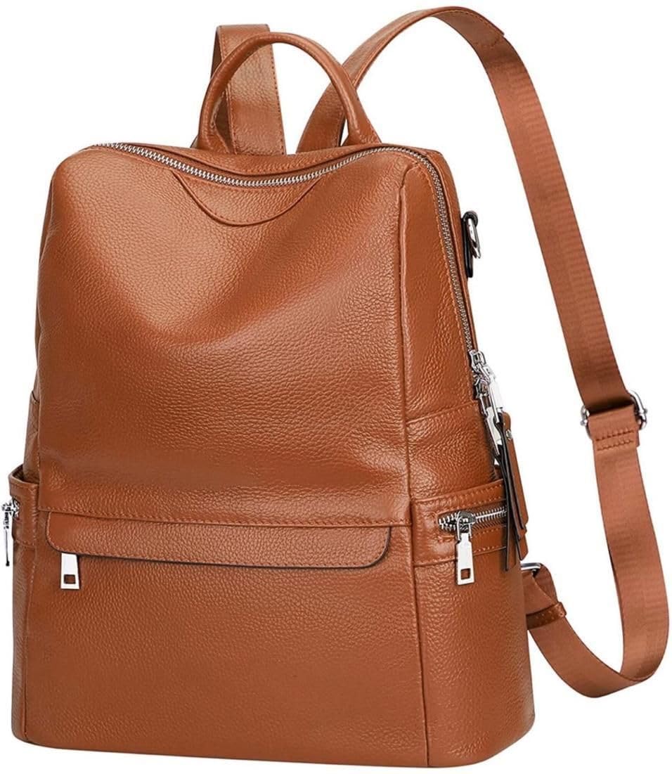 jaisom Stylish Women's Fashion Backpack Purses Multipurpose Design Handbags and Shoulder Bag (Half Moon BROWN_BZ)-picture-49