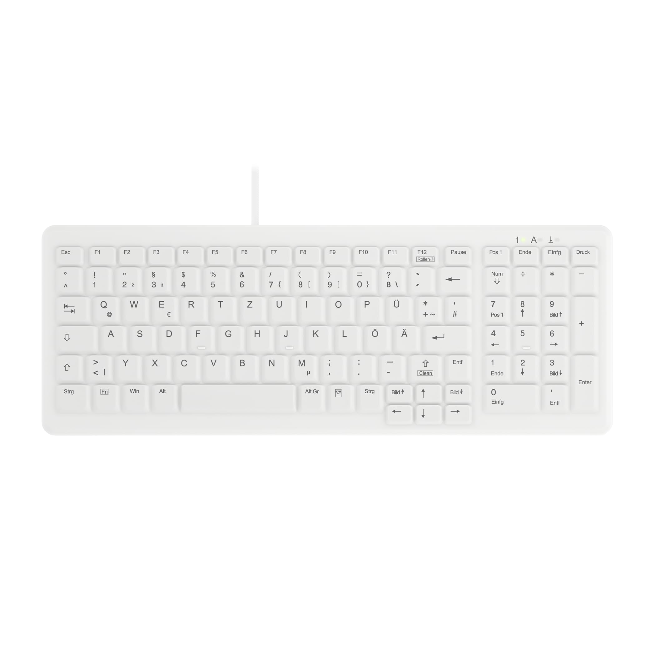 Active Key AK-C7000 - Teclado desinfectable con Teclado numérico (cableado, Totalmente Sellado, IP68)