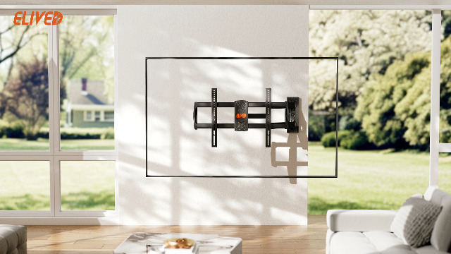 ELIVED TV-muurbeugel kantelbaar voor de meeste 37-75 inch platte en