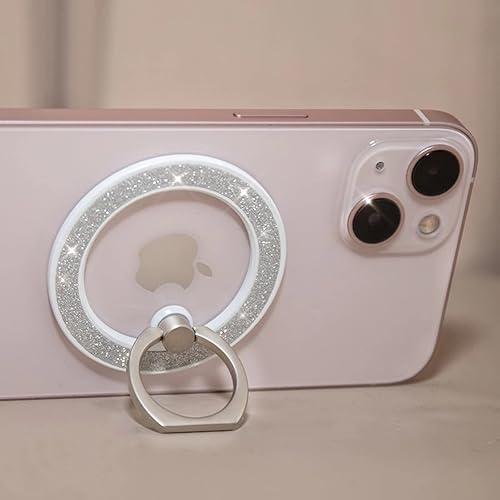 Vista 34 de MINDSKY Mag-Safe - Soporte para teléfono compatible con iPhone 12/13/14/15 Mini/Pro/Pro Max, accesorios magnéticos extraíbles para teléfono