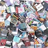 200 Stück Miniatur Bücher Puppenhaus Buch Zubehör Mini Books Detailgetreue Realistische Miniaturbücher Dekoration Für Diy Bastelarbeiten Arbeitszimmer Bücherregal Bibliothek