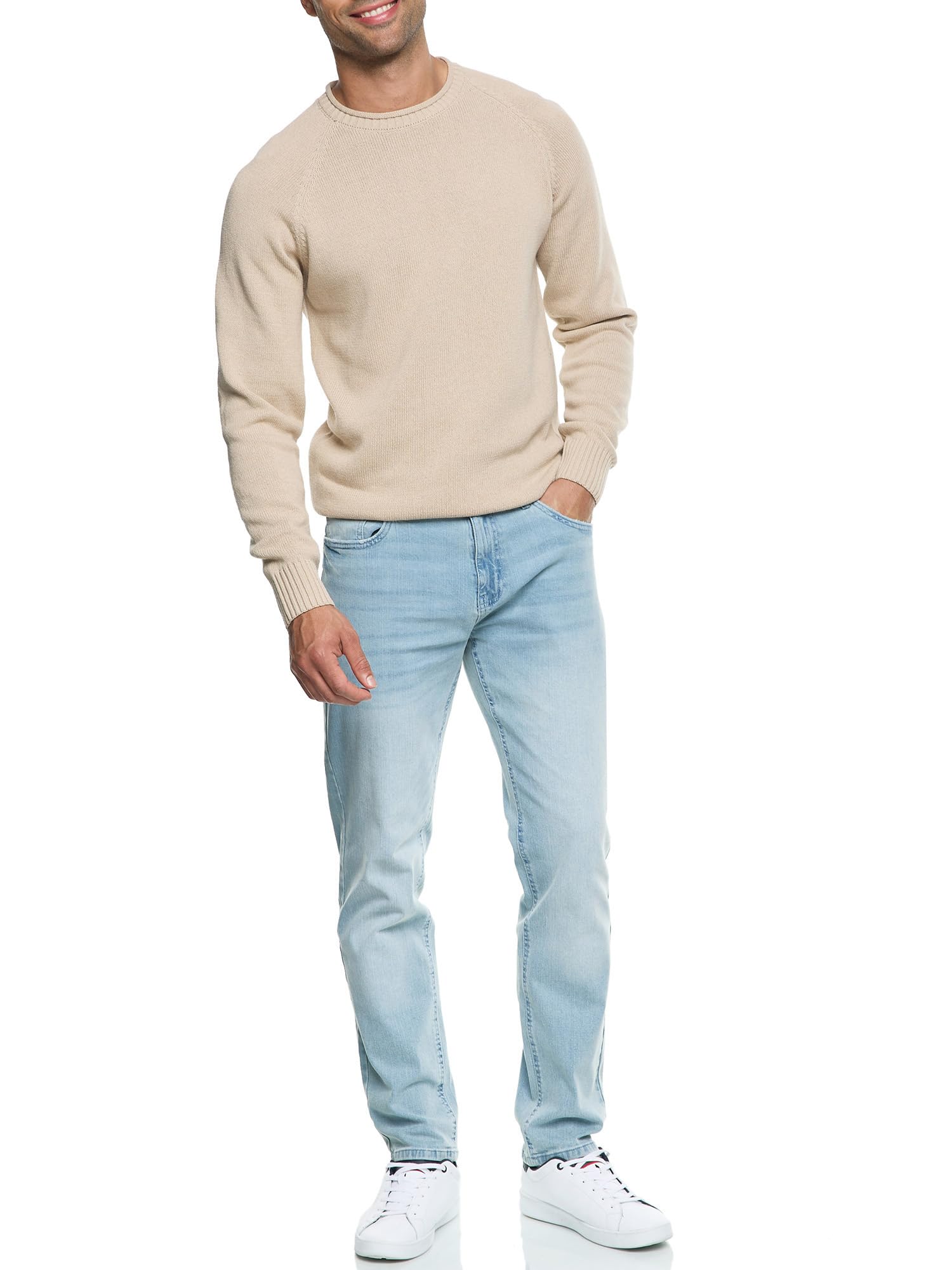 Indicode Herren INSantino Jeanshose aus 99% Baumwolle | Denim Stretch Jeans Männer